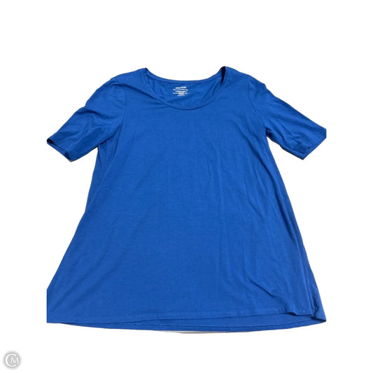 Top Short Sleeve By Chicos In Blue, Size: Xl