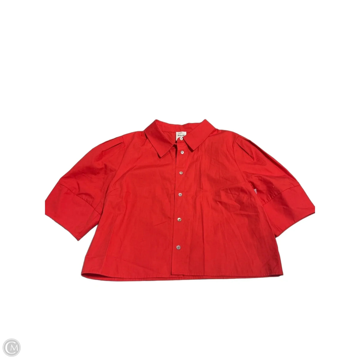 Top Short Sleeve By Maeve In Red, Size: S