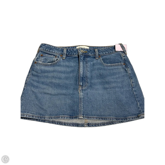 Skirt Midi By Abercrombie And Fitch In Blue, Size: 4