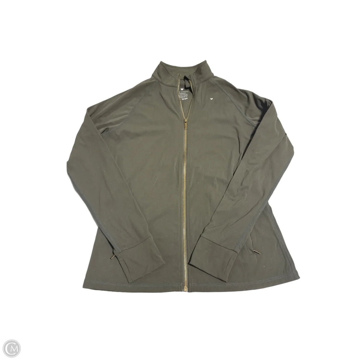 Athletic Jacket By Cmc In Green, Size: S