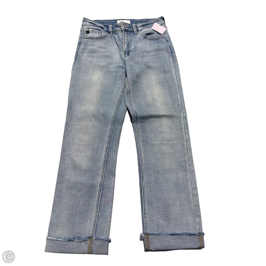 Jeans Straight By Kancan In Blue Denim, Size: 4