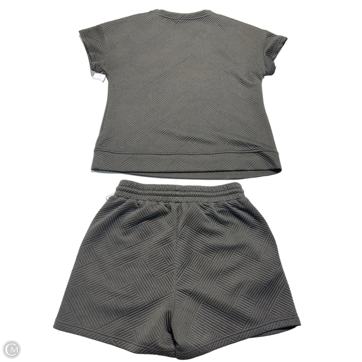 Top 2pc Short Sleeve By Cme In Black, Size: M