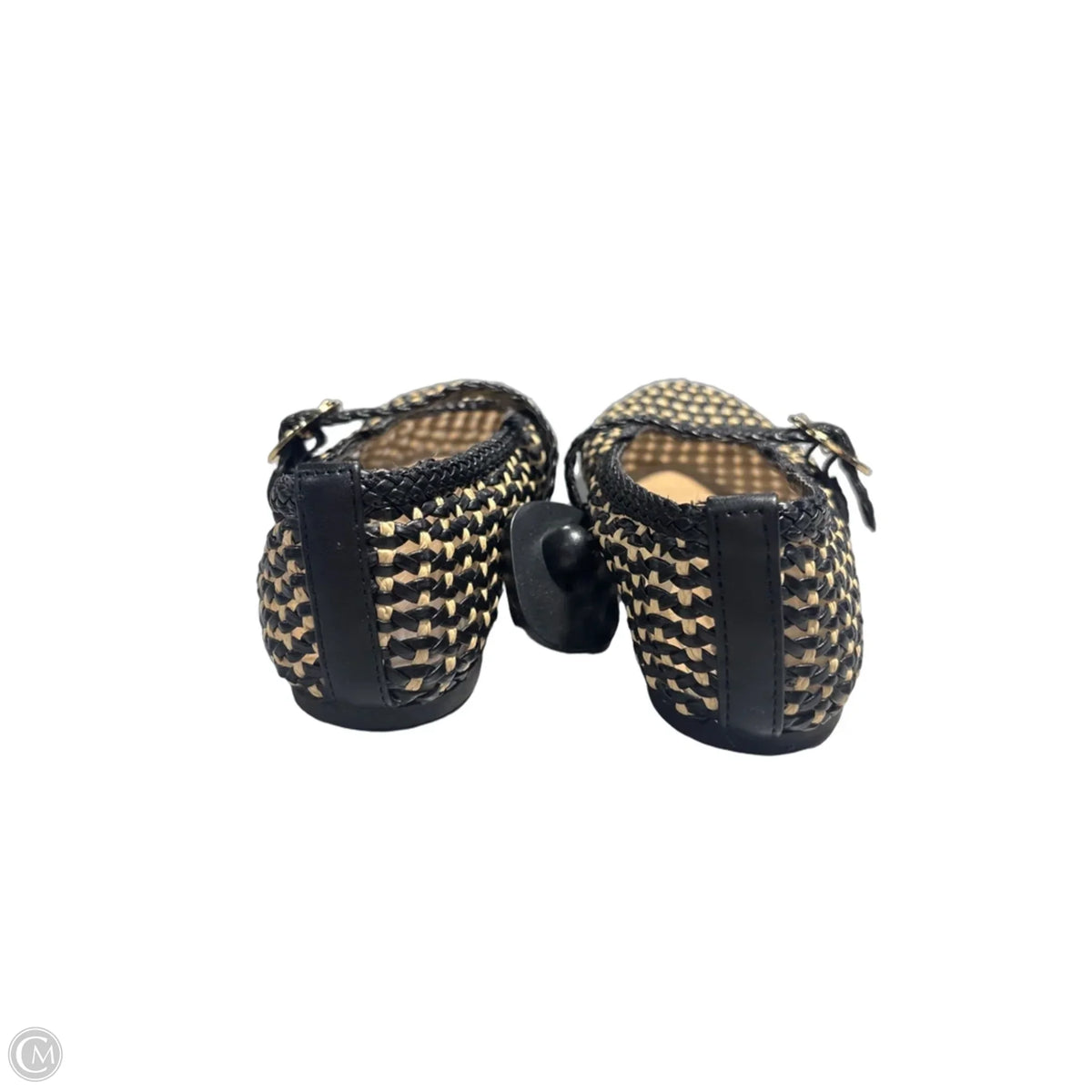 Shoes Flats By Universal Thread In Black & Tan, Size: 6.5