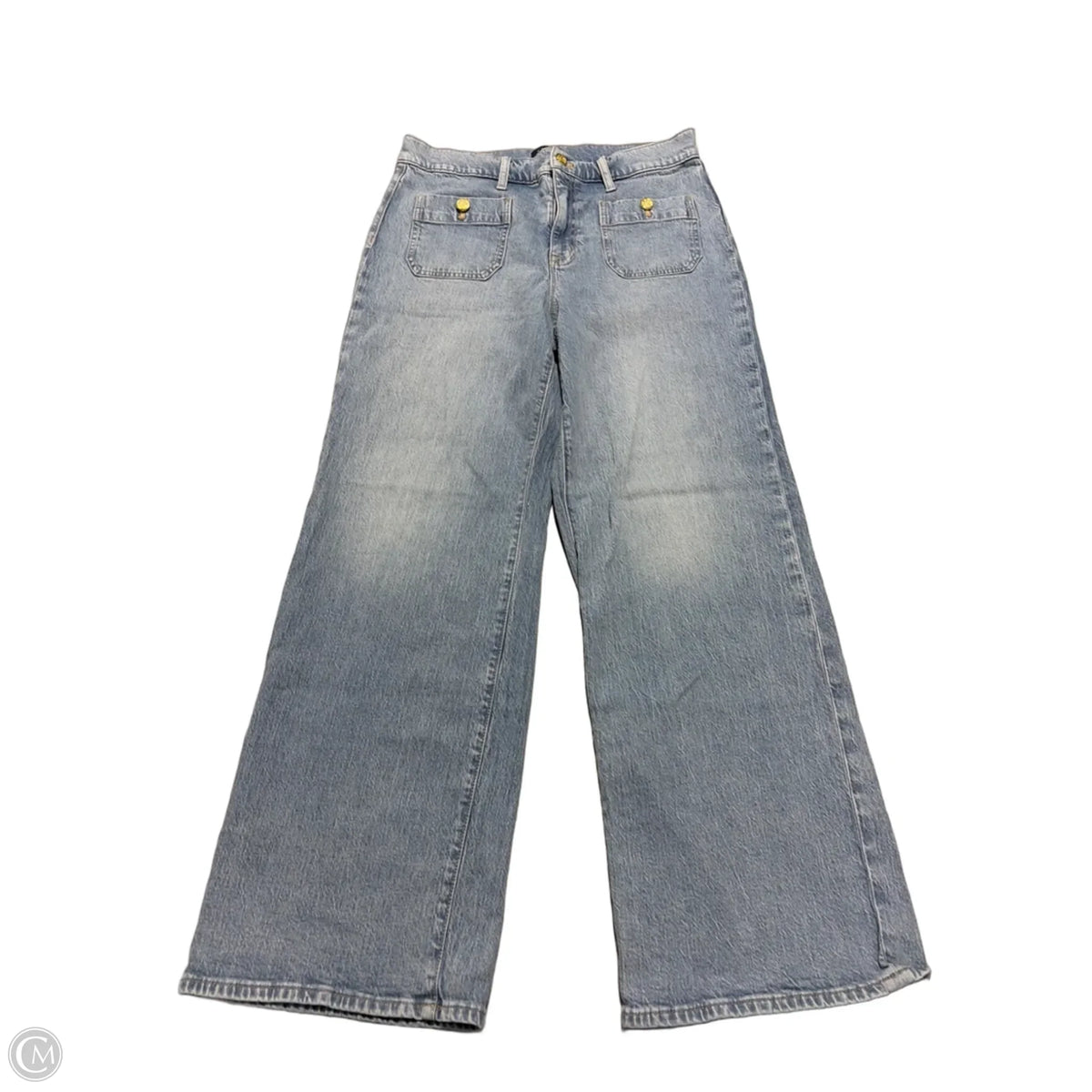 Jeans Flared By J. Crew In Blue, Size: 10