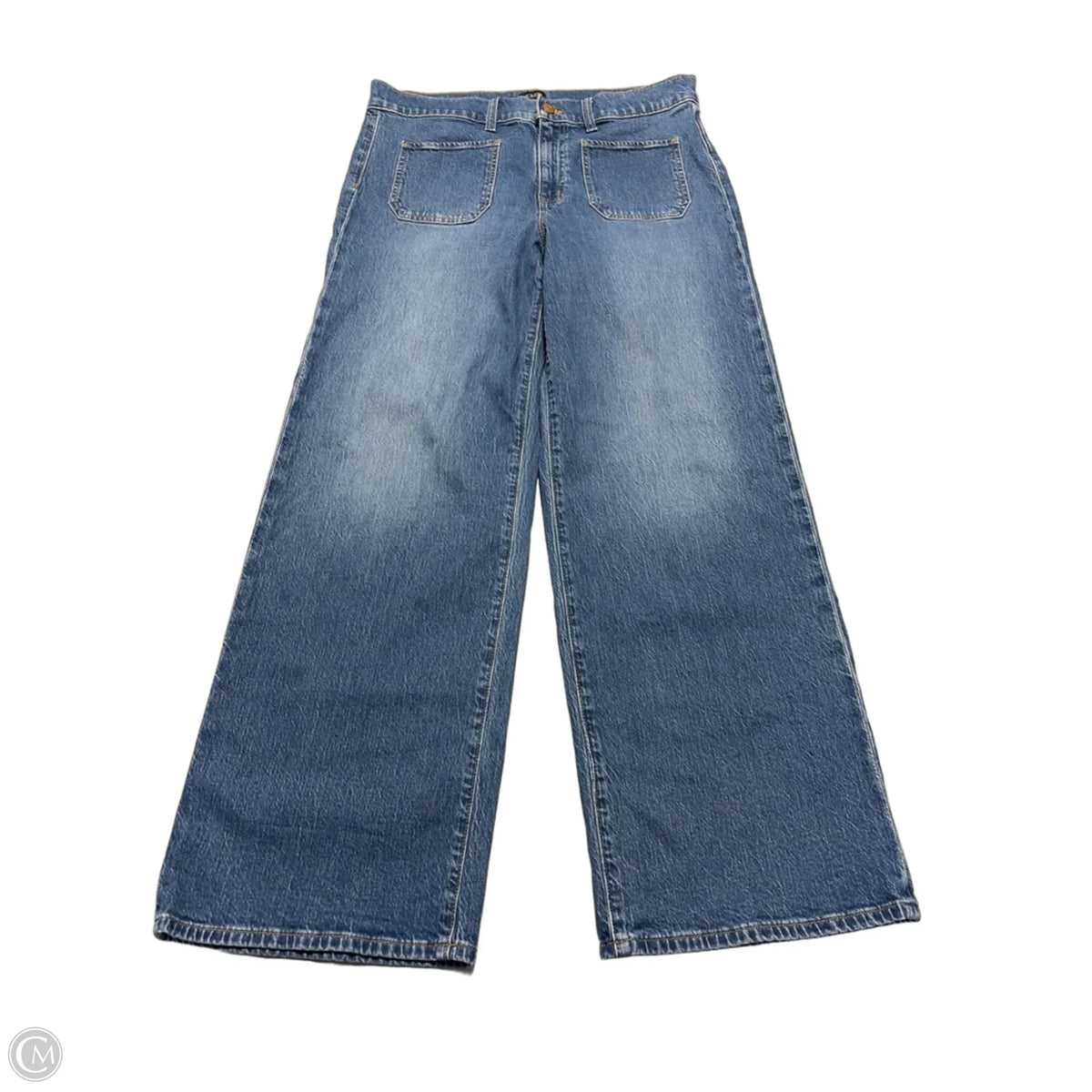 Jeans Flared By J. Crew In Blue, Size: 10
