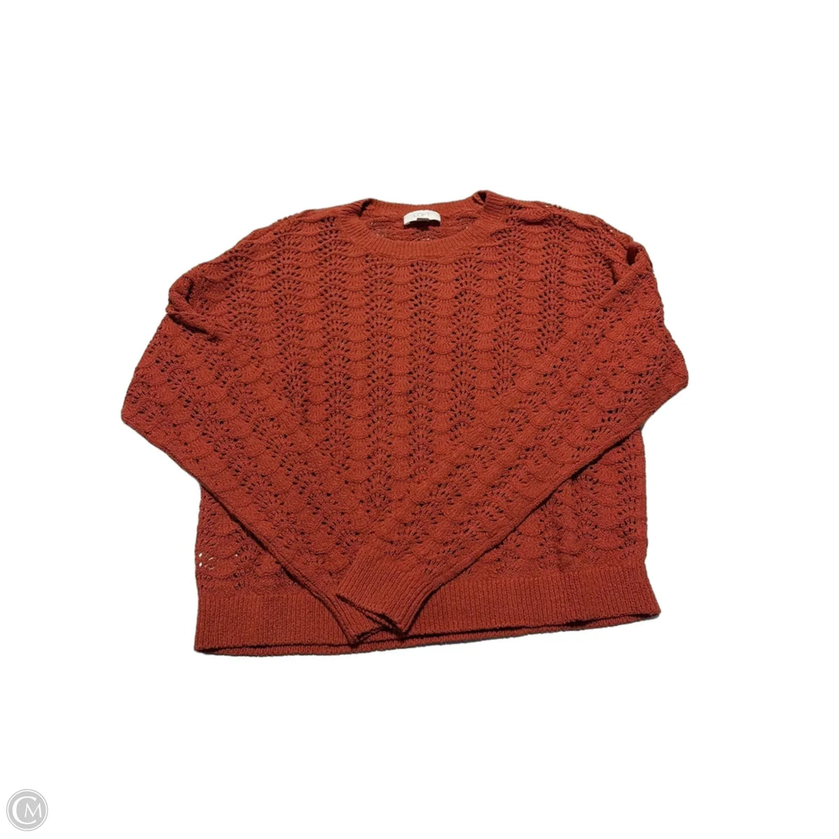 Top Long Sleeve By Loft In Orange, Size: M