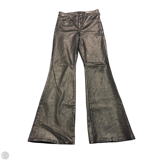 Jeans Flared By American Eagle In Black & Gold, Size: 10l