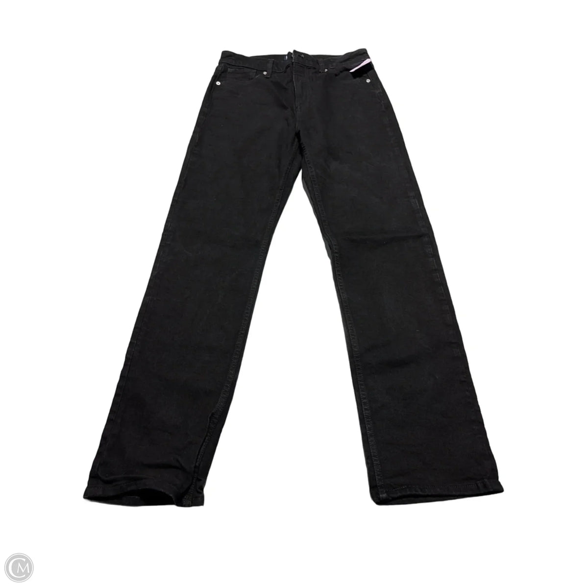 Jeans Straight By Gap In Black, Size: 8