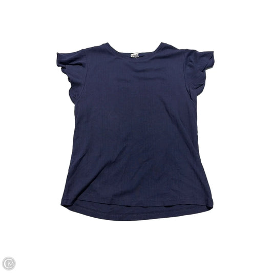 Top Short Sleeve By Gap In Blue, Size: L