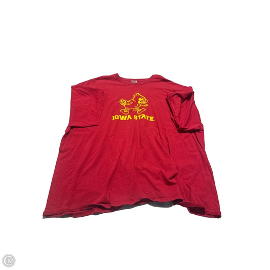 Top Short Sleeve By Gildan In Red, Size: 4x