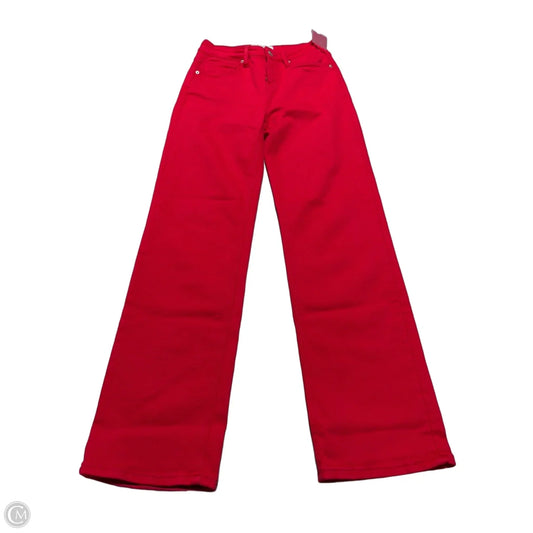 Jeans Flared By Mica In Red, Size: 0