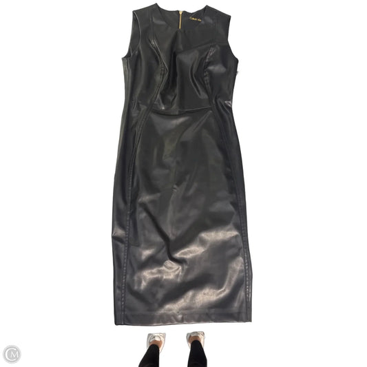 Dress Casual Midi By Calvin Klein In Black, Size: 2