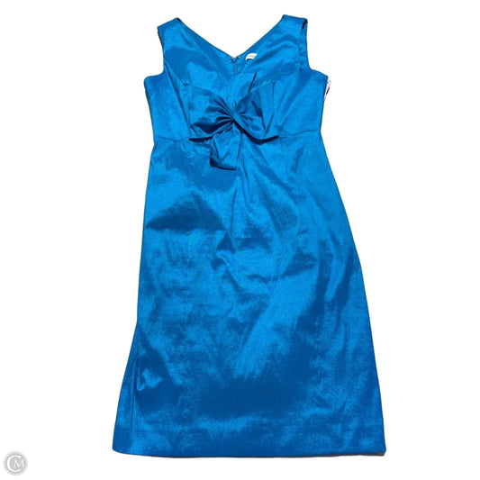 Dress Casual Midi By Calvin Klein In Blue, Size: M