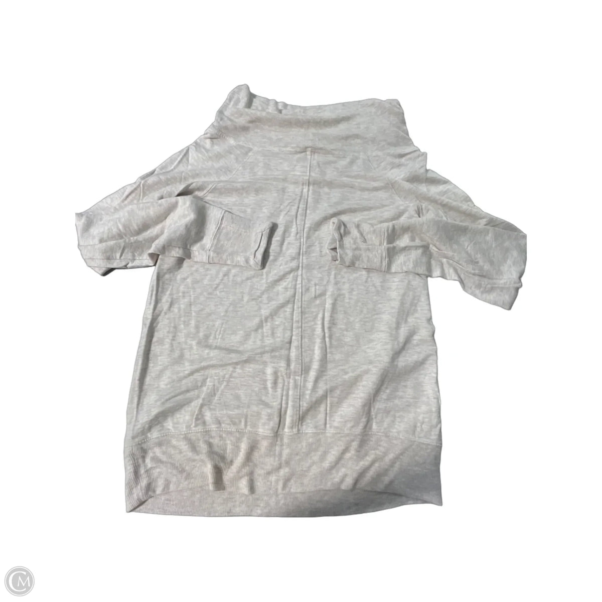 Top Long Sleeve By Athleta In Beige, Size: S