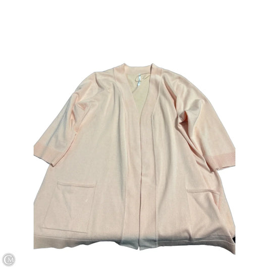 Cardigan By Leo And Nicole In Pink, Size: 1x