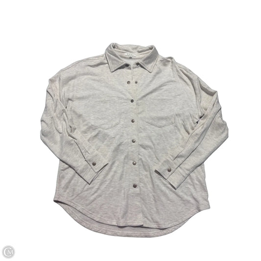 Top Long Sleeve By Z Supply In Beige, Size: S