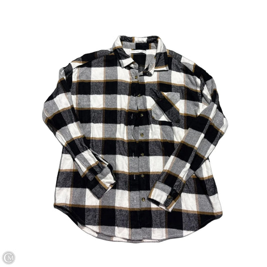 Top Long Sleeve By Altard State In Plaid Pattern, Size: Xs