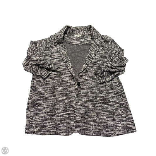 Cardigan By Max Studio In Black & White, Size: 2x