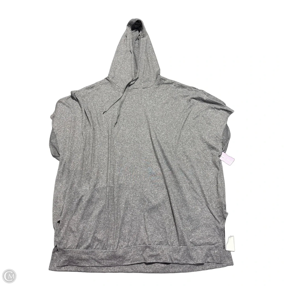 Top Short Sleeve By Cmc In Grey, Size: Xxl