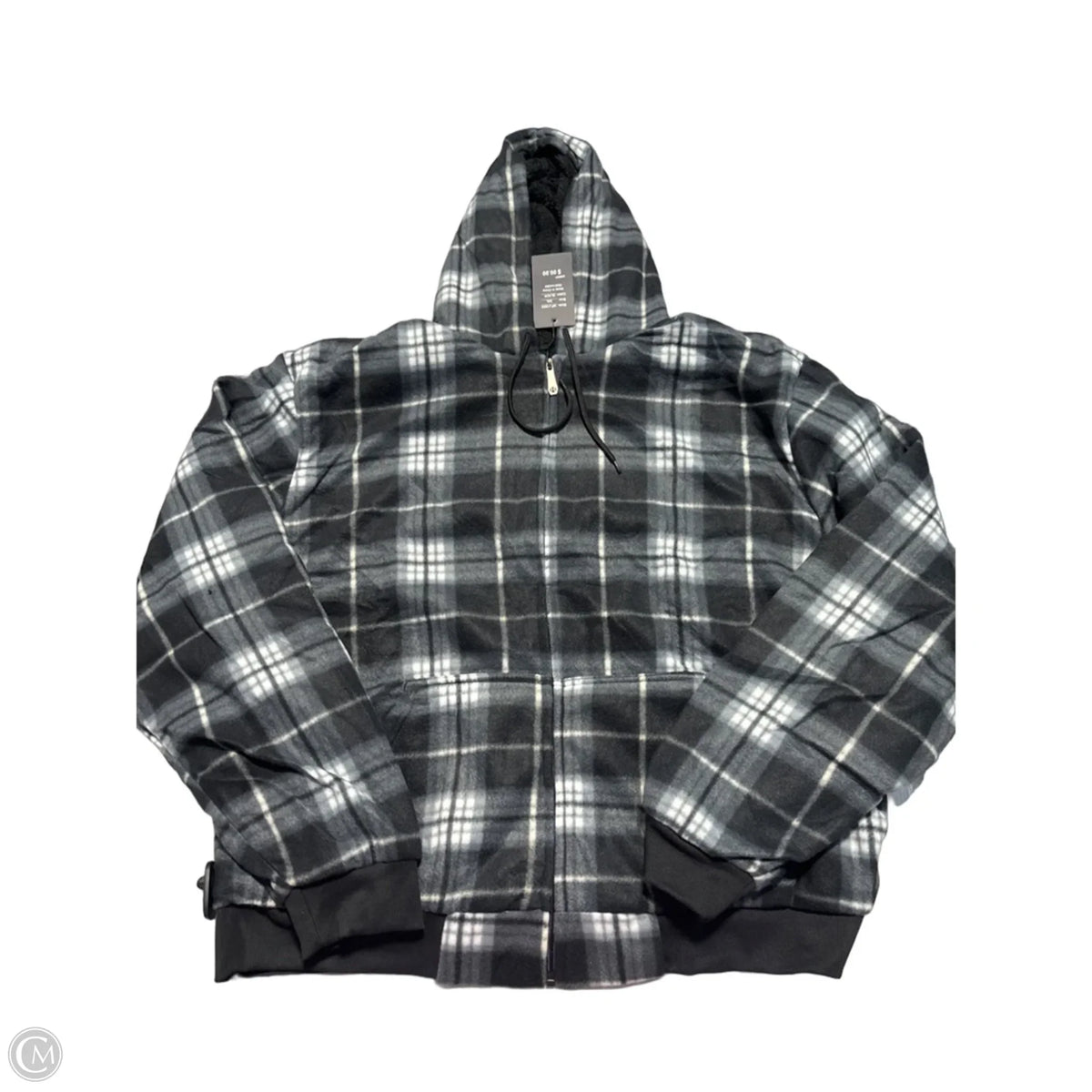 Jacket Fleece By Cmc In Plaid Pattern, Size: 3x