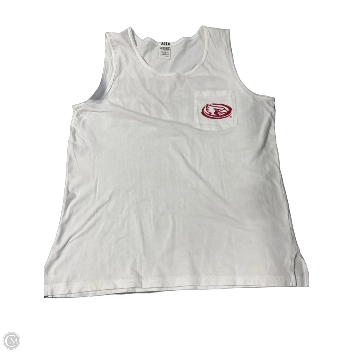 Tank Top By Pink In White, Size: M