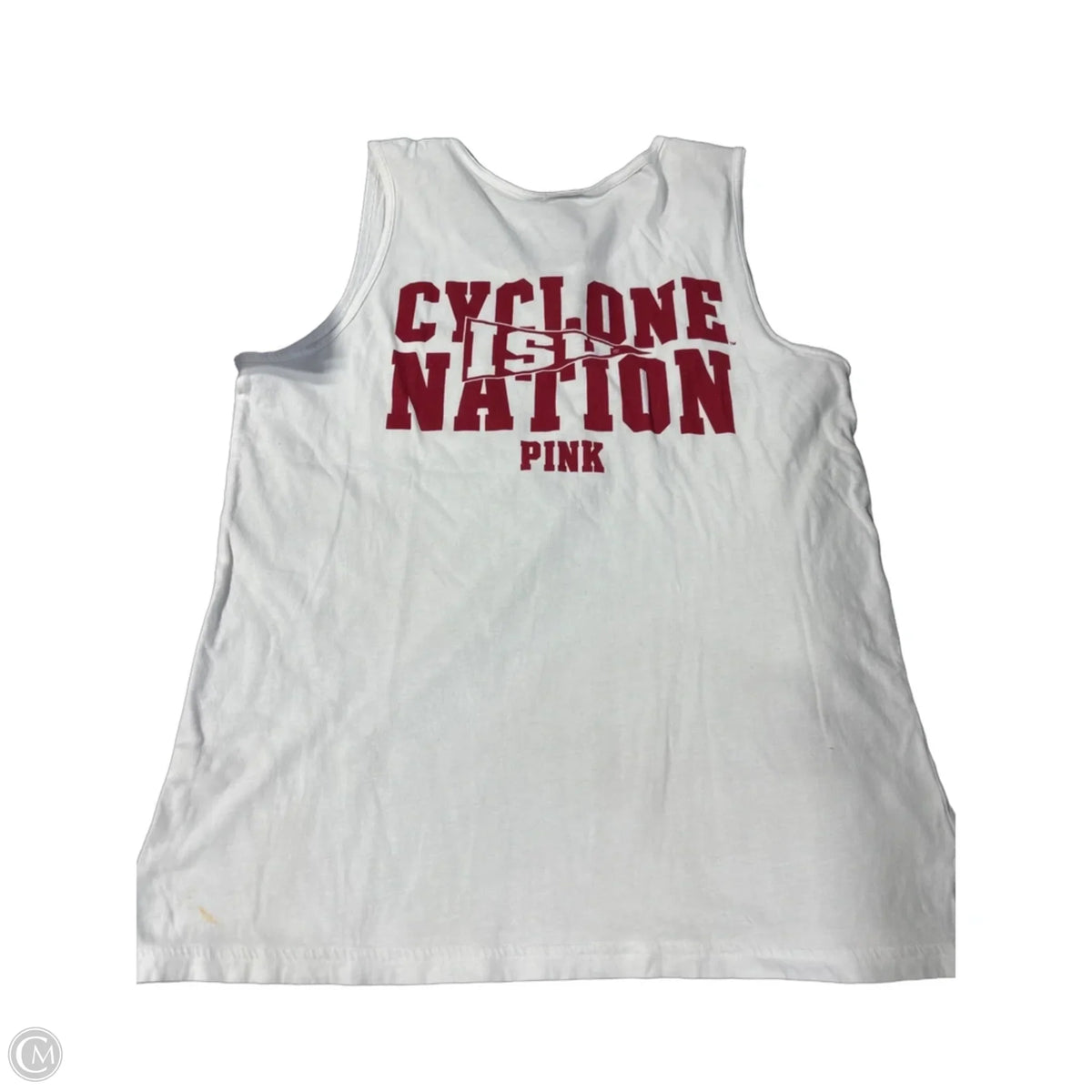 Tank Top By Pink In White, Size: M