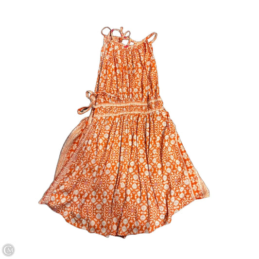 Romper By Free People In Orange, Size: S