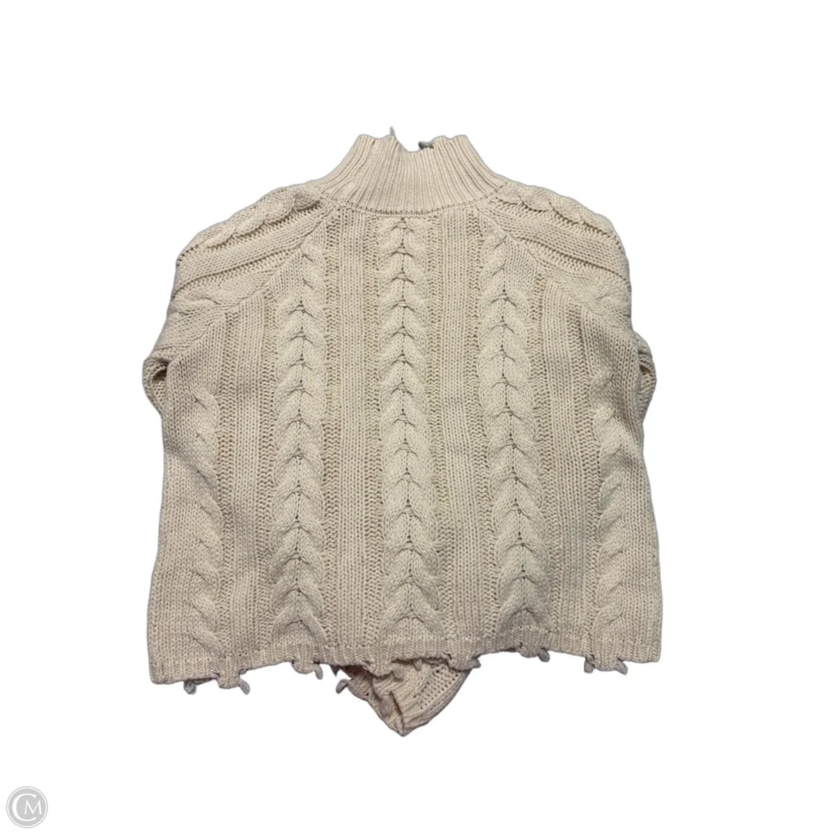 Sweater By Elan In Cream, Size: S