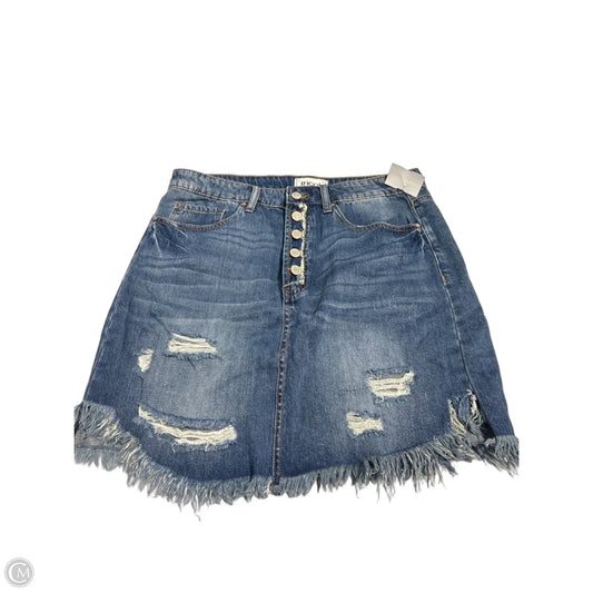 Skirt Mini & Short By Cmc In Blue, Size: L