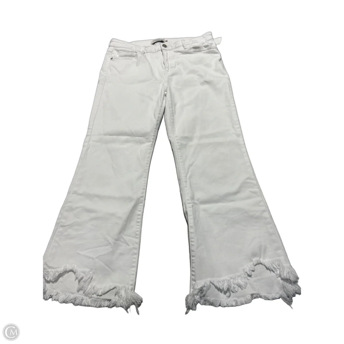 Jeans Flared By Hidden In White, Size: 12