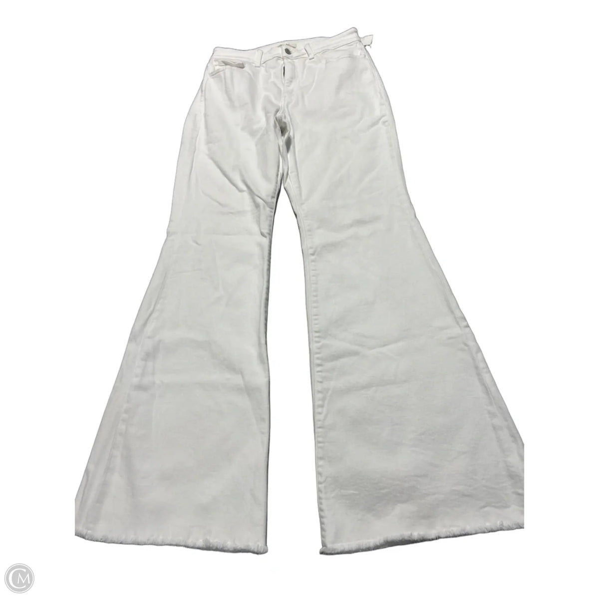 Jeans Flared By Willow & Root In White, Size: 10