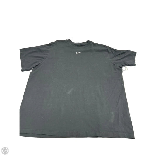 Top Short Sleeve By Nike In Black, Size: Xl