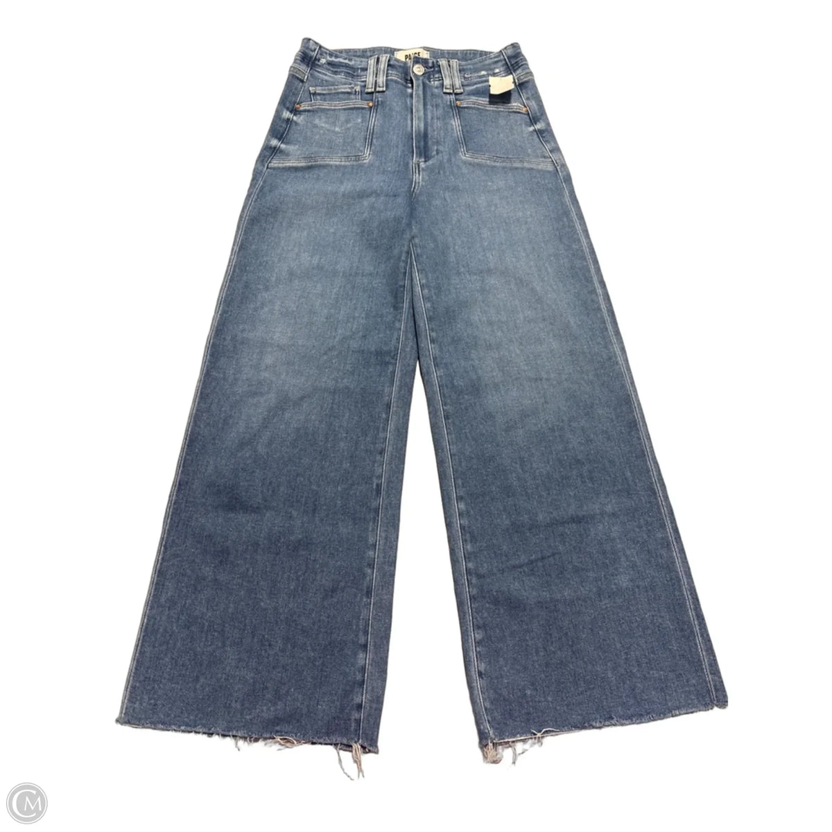 Jeans Flared By Paige In Blue, Size: 2