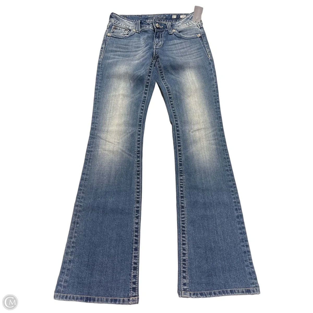 Jeans Flared By Miss Me In Blue, Size: 4