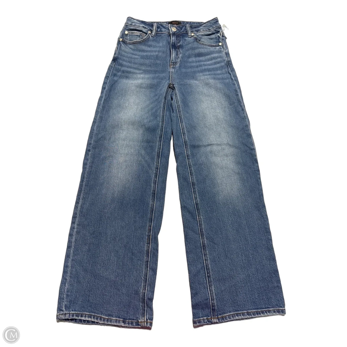 Jeans Flared By Quince In Blue, Size: 2