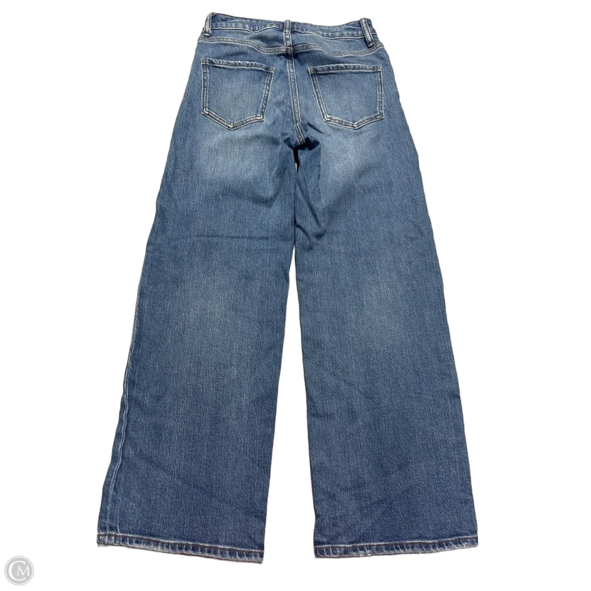 Jeans Flared By Quince In Blue, Size: 2