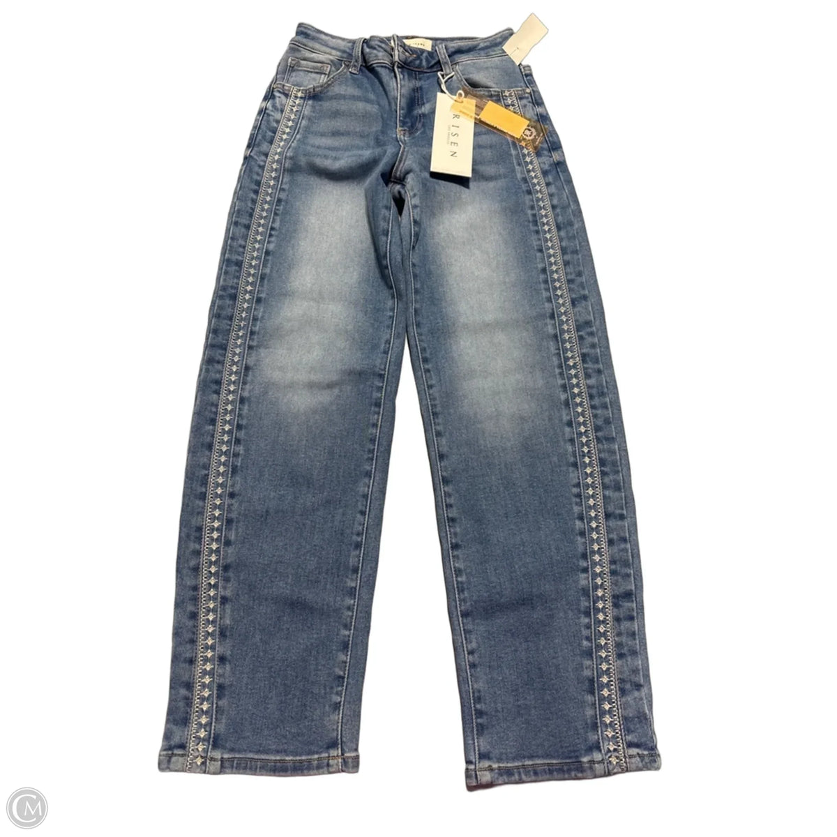 Jeans Straight By Risen In Blue, Size: 0