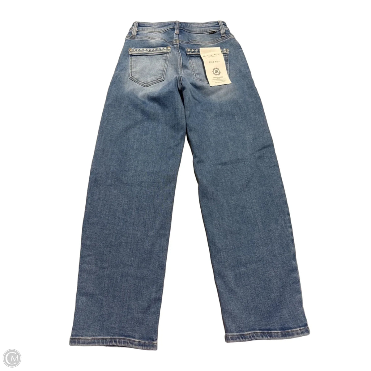 Jeans Straight By Risen In Blue, Size: 0