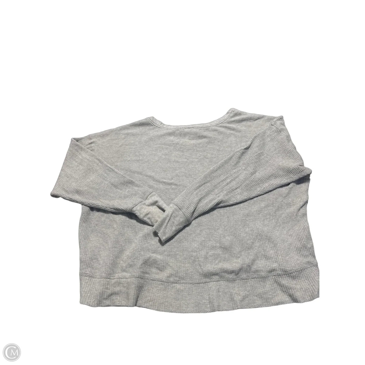 Top Long Sleeve By Aerie In Grey, Size: M