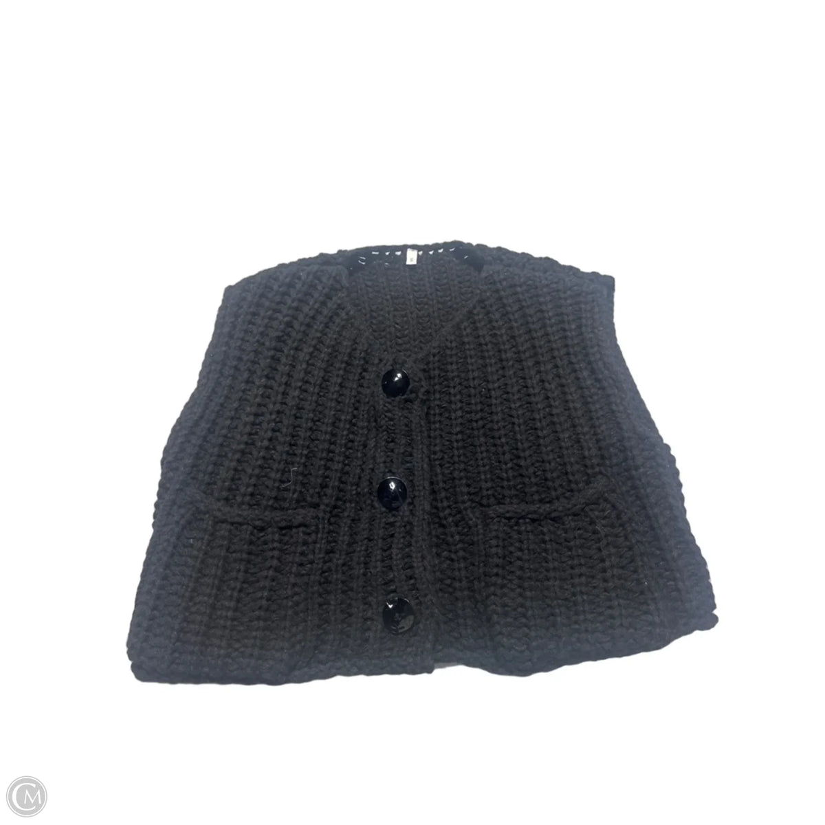 Vest Sweater By Cmc In Black, Size: S
