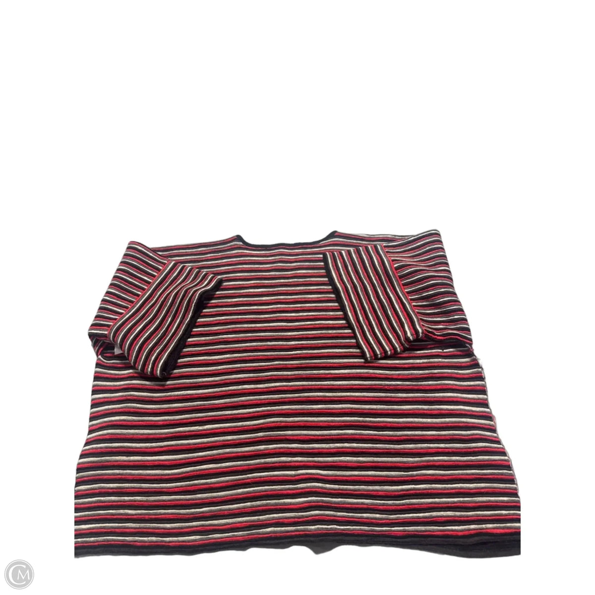 Top Short Sleeve By Cmc In Striped Pattern, Size: M