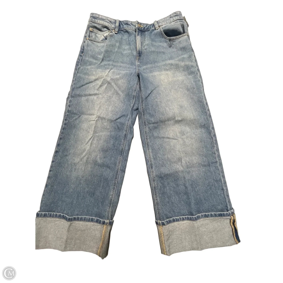 Jeans Wide Leg By Talbots In Blue, Size: 12