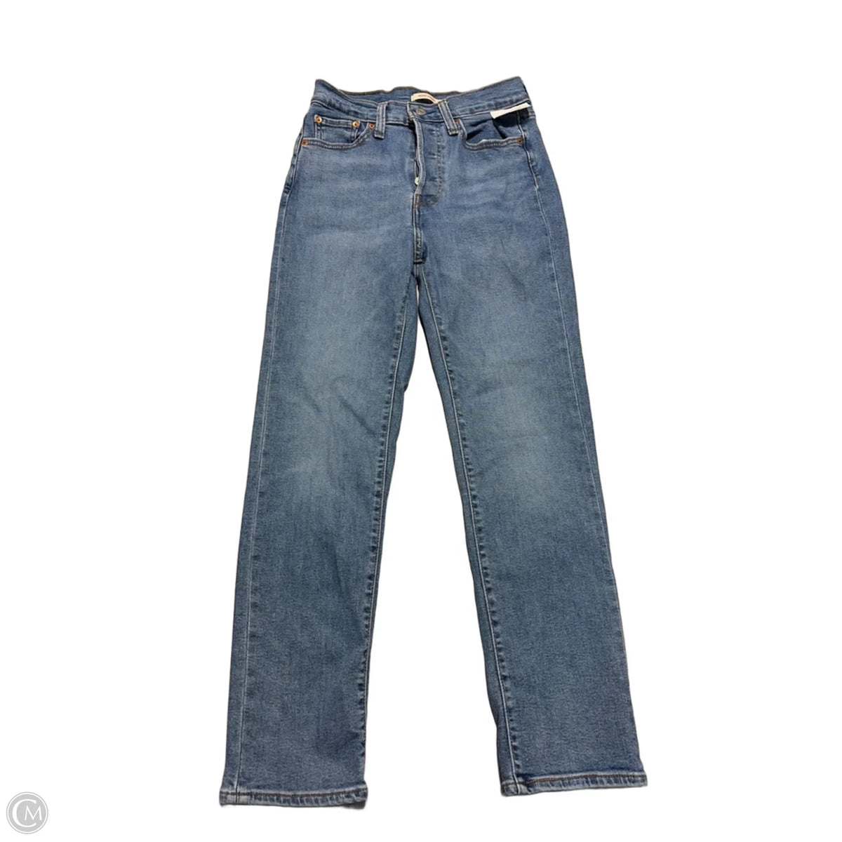 Jeans Straight By Levis In Blue, Size: 4