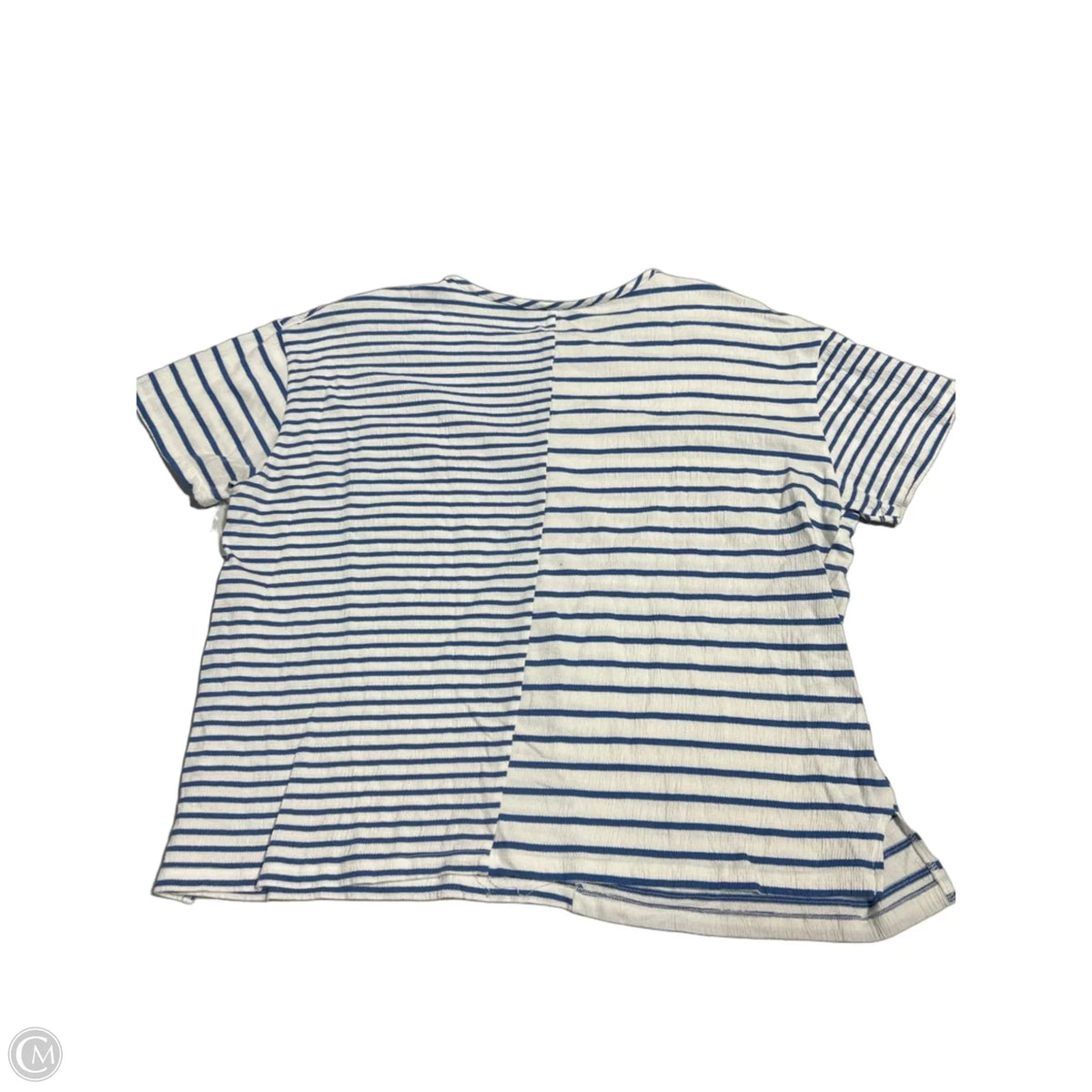 Top Short Sleeve By Multiples In Striped Pattern, Size: Xl