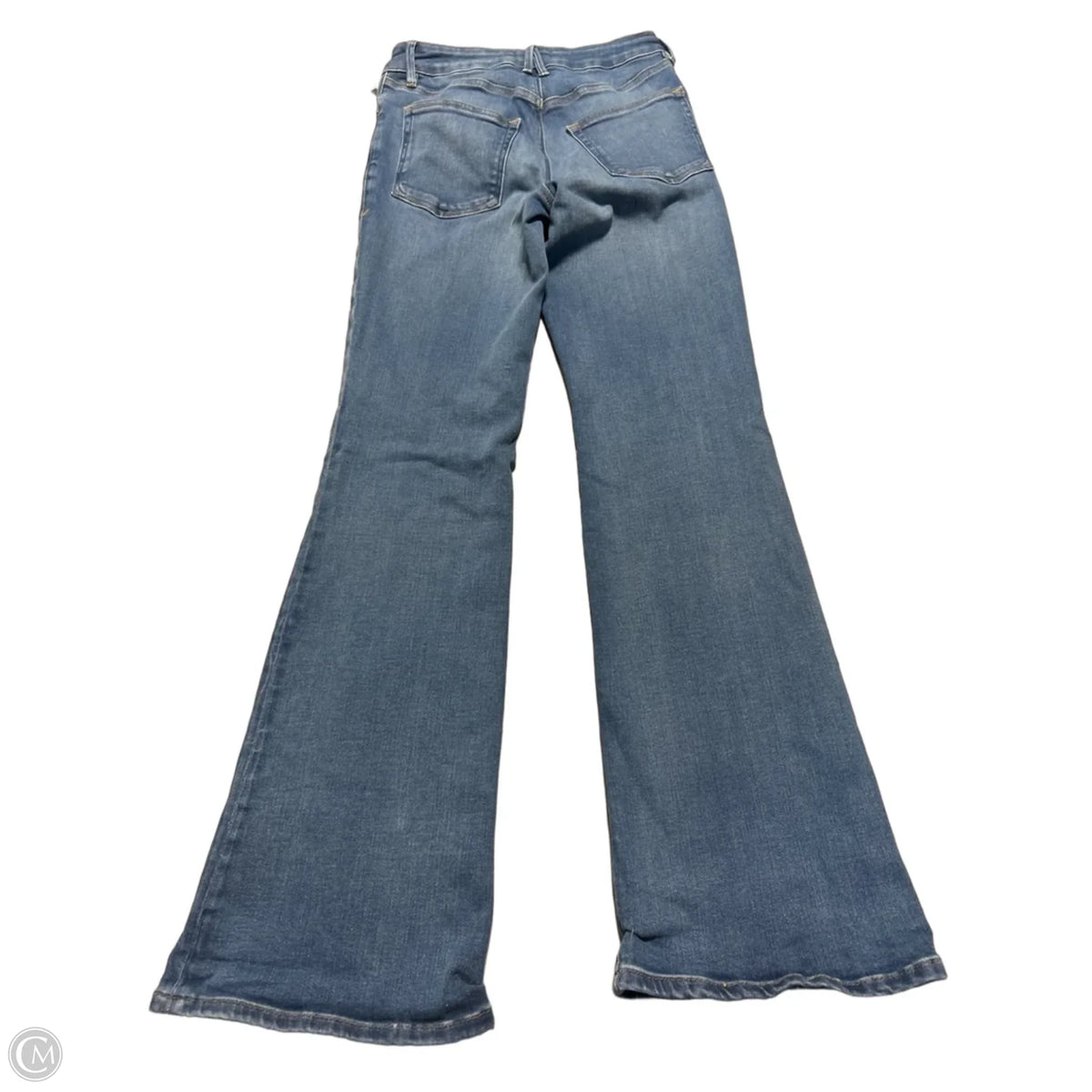 Jeans Flared By Good American In Blue, Size: 6
