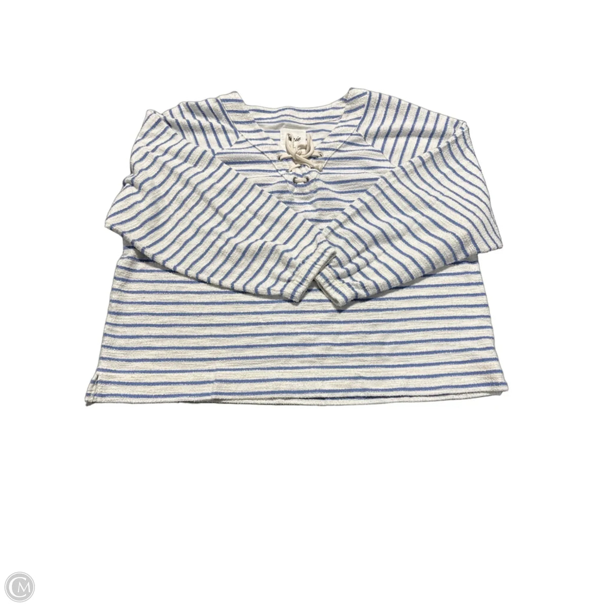 Top Long Sleeve By Aerie In Striped Pattern, Size: Xxl
