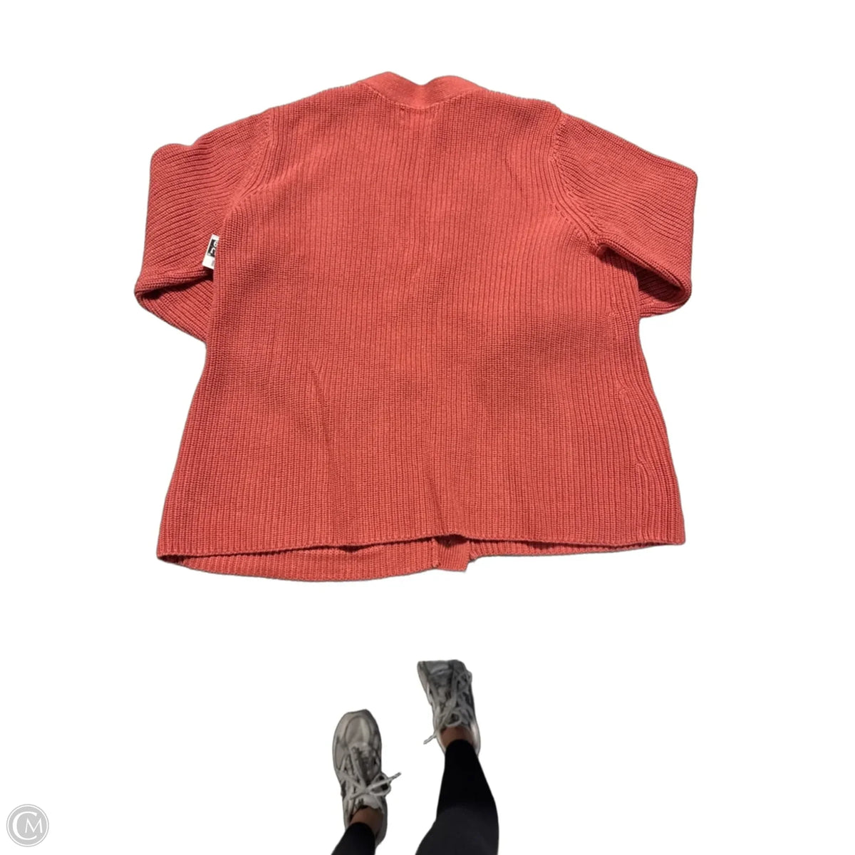 Sweater By Lands End In Orange, Size: M