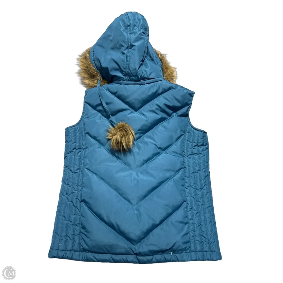 Vest Puffer & Quilted By Maurices In Blue, Size: L