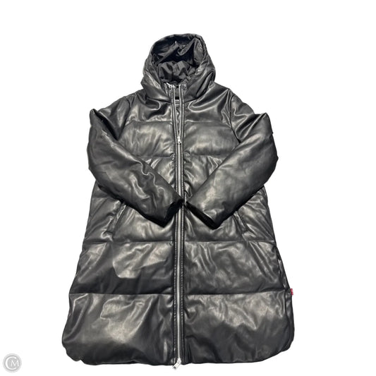 Coat Puffer & Quilted By Levis In Black, Size: L