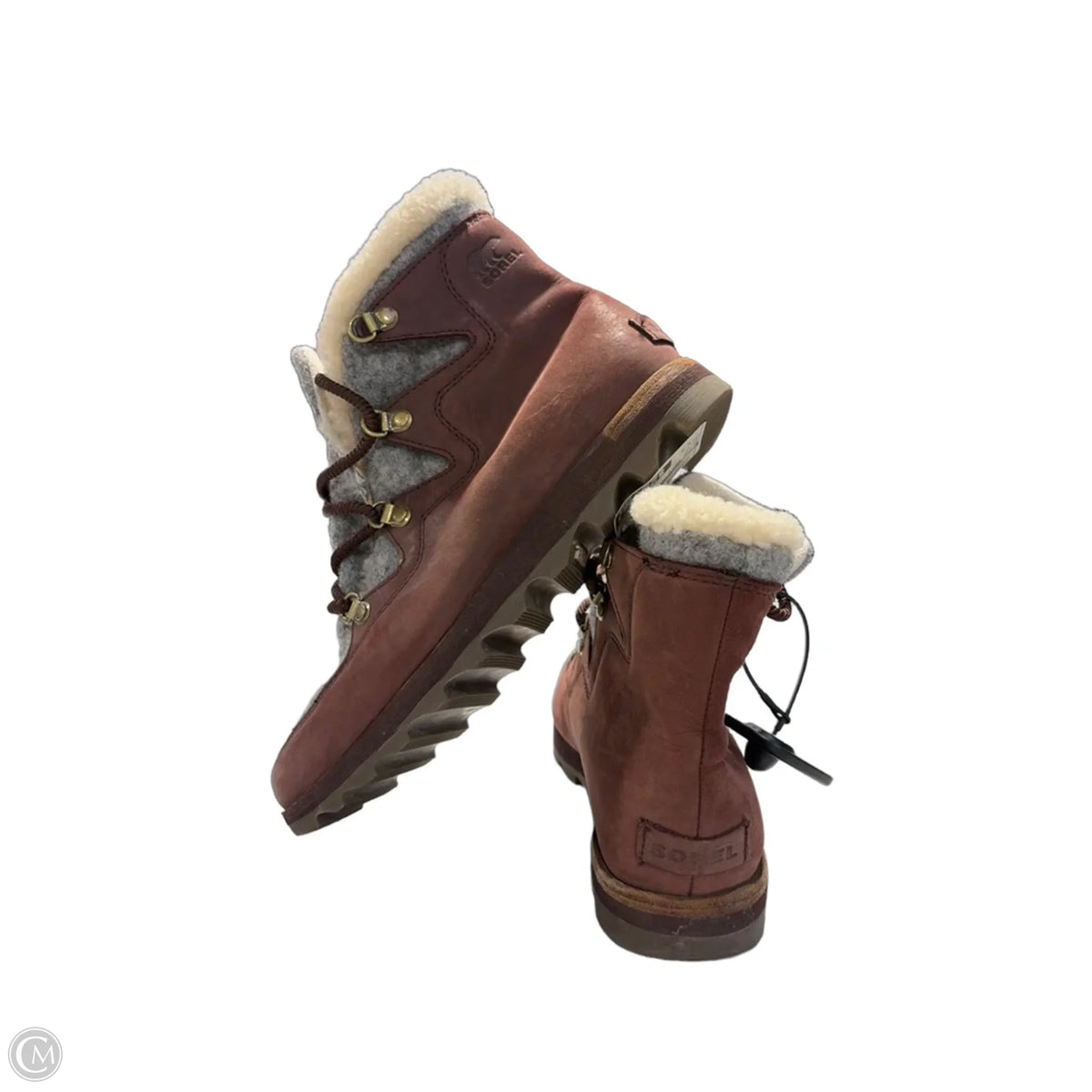 Boots Ankle Flats By Sorel In Brown, Size: 8.5